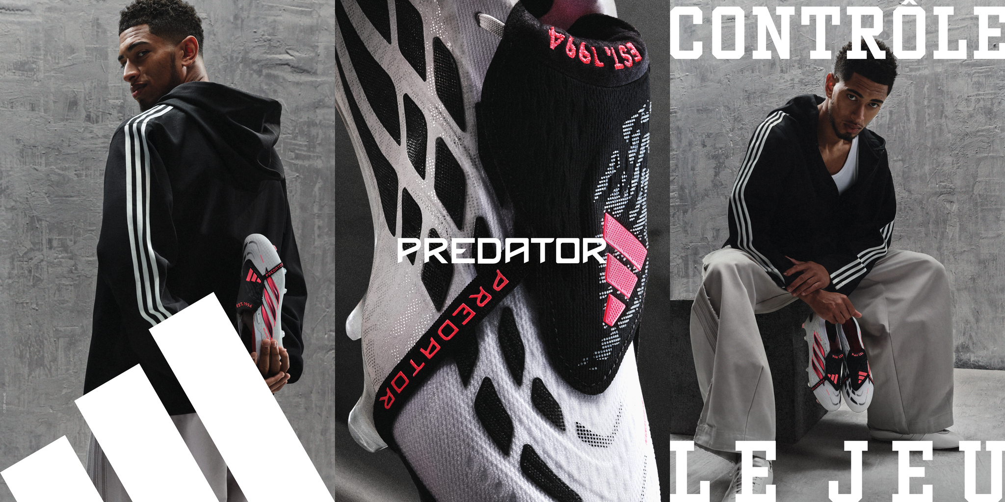 Triptyque adidas Predator avec Jude Bellingham
